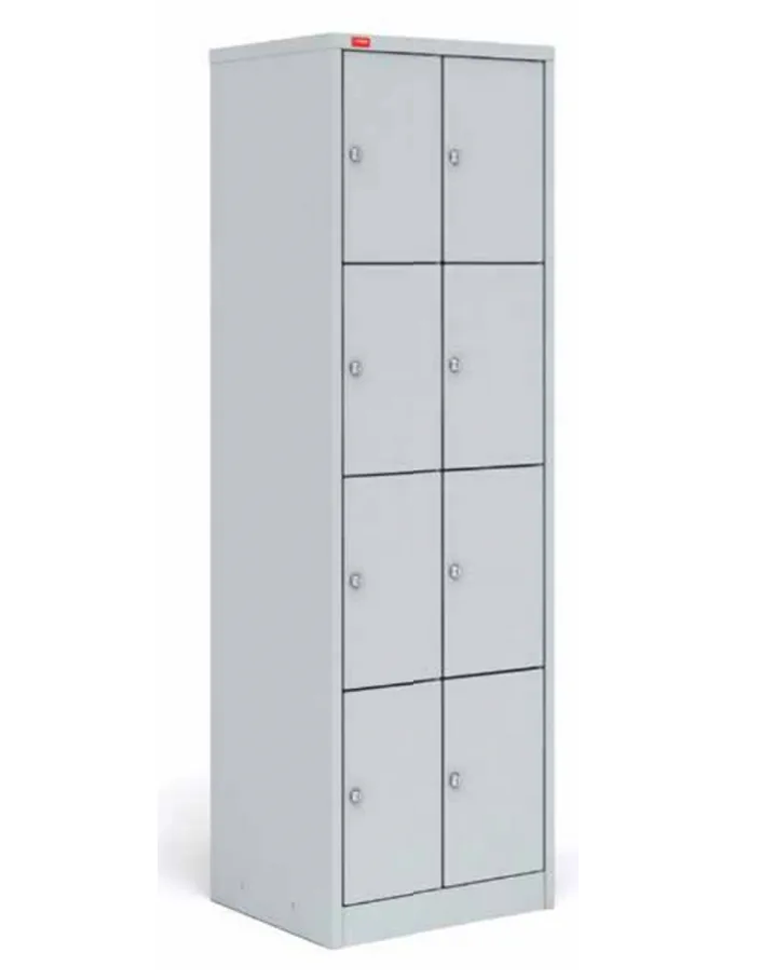 Двухсекционный металлический шкаф для сумок ШРМ-28 Двухсекционный металлический шкаф для сумок ШРМ-28