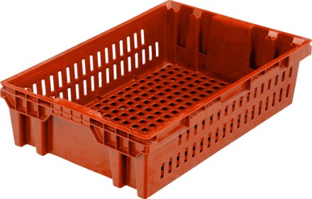 Ящик хлебный 600х400х152,5 красный вес 1,4 кг купить в Краснодаре