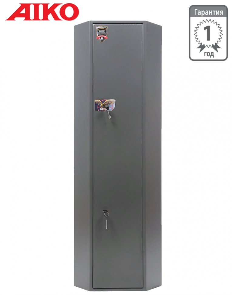 Угловой оружейный сейф Aiko Беркут 3У  Угловой оружейный сейф Aiko Беркут 3У