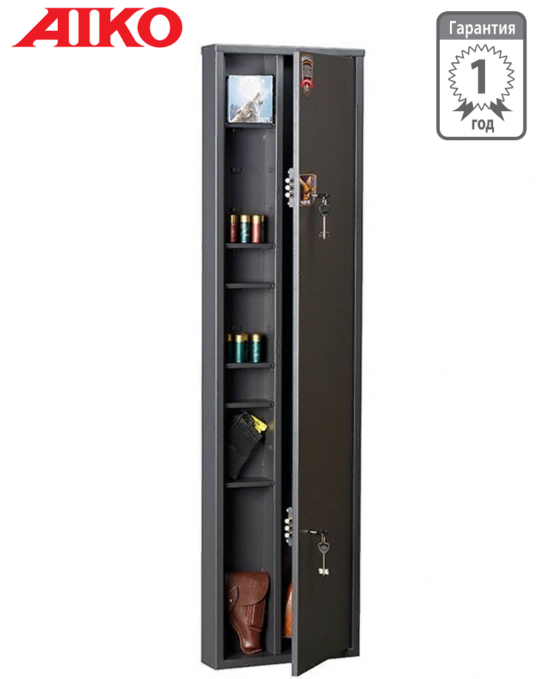 Узкий сейф для оружия Aiko Чирок 1409 (глубина 9 см) купить в Краснодаре Узкий сейф для оружия Aiko Чирок 1409 (глубина 9 см) купить в Краснодаре