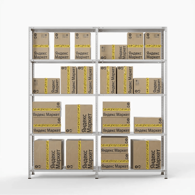Стеллаж ПВЗ Яндекс Маркет 2000х2000х400 5 полок купить в Краснодаре Стеллаж ПВЗ Яндекс Маркет 2000х2000х400 5 полок купить в Краснодаре