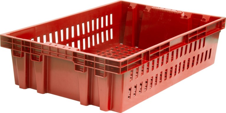 Ящик хлебный 600х400х152,5 красный вес 1,3 кг купить в Краснодаре Ящик хлебный 600х400х152,5 красный вес 1,3 кг купить в Краснодаре