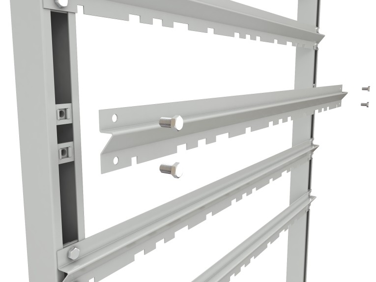 Стеллаж для пластиковых лотков SORTEX односторонний 1500x1000x450.04 купить в Краснодаре