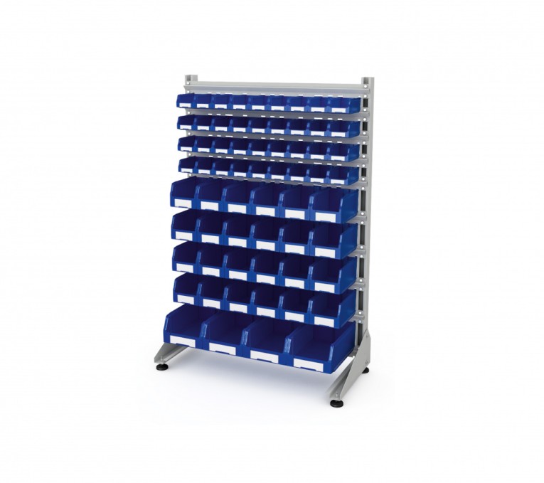 Стеллаж для пластиковых лотков SORTEX односторонний 1500x1000x450.05 купить в Краснодаре Стеллаж для пластиковых лотков SORTEX односторонний 1500x1000x450.05 купить в Краснодаре