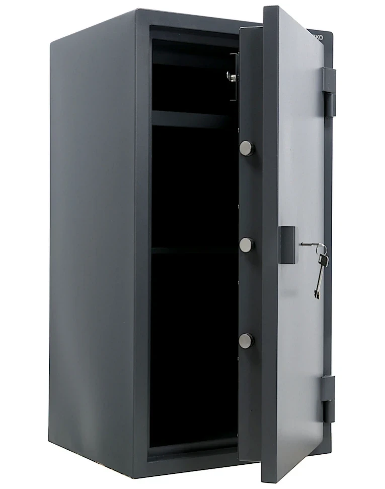 Офисный сейф Aiko AMH-95T (045T), с открытой дверцей Офисный сейф Aiko AMH-95T (045T), с открытой дверцей