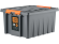 Контейнер особопрочный Rox Box PRO 36 (500х390х250 мм с крышкой и клипсами, антрацит) купить в Краснодаре