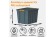 Контейнер особопрочный Rox Box PRO 50 (500х390х390 мм с крышкой и клипсами, на роликах, антрацит) купить в Краснодаре