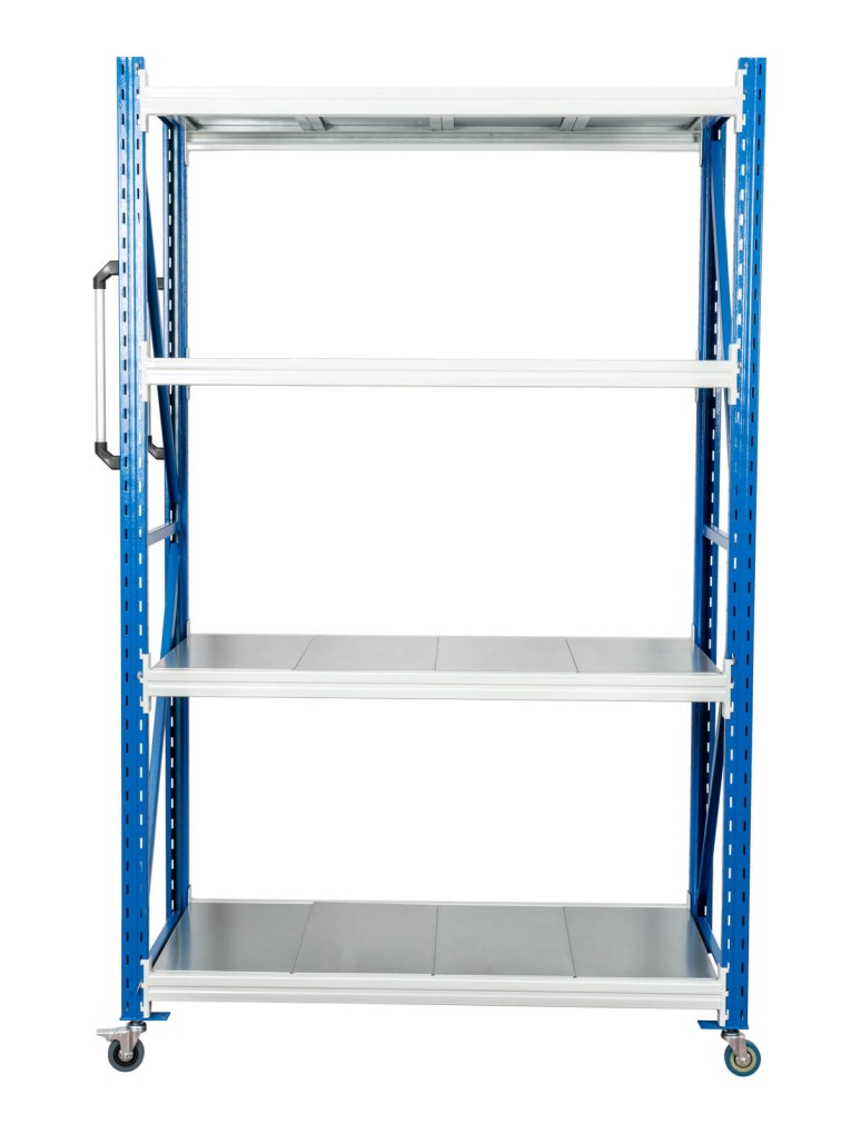 Стеллаж мобильный БиКом СТ-4 250x90x90 4 полки купить в Краснодаре