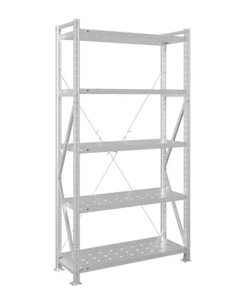 Стеллаж MS U 3000x700x300 5 полок (300 кг, перф) купить в Краснодаре