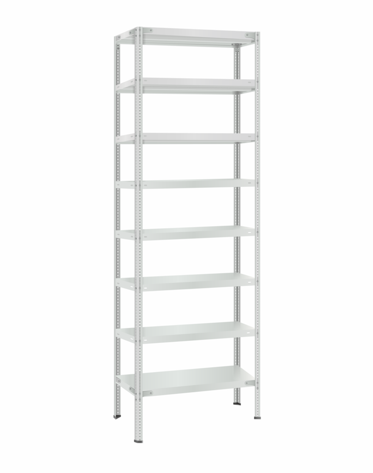 Стеллаж металлический Титан МС-500 2400х700х300 8 полок купить в Краснодаре Стеллаж металлический Титан МС-500 2400х700х300 8 полок купить в Краснодаре