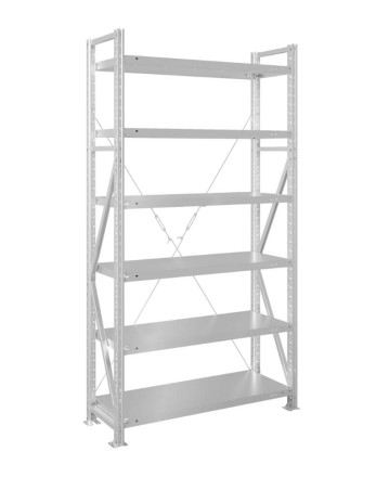 Стеллаж MS U 2500x700x800 6 полок (400 кг, металл) купить в Краснодаре