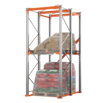 Стеллаж набивной паллетный (3000х1580х1800 мм), 1 линия, 2 яруса Стеллаж набивной паллетный (3000х1580х1800 мм), 1 линия, 2 яруса