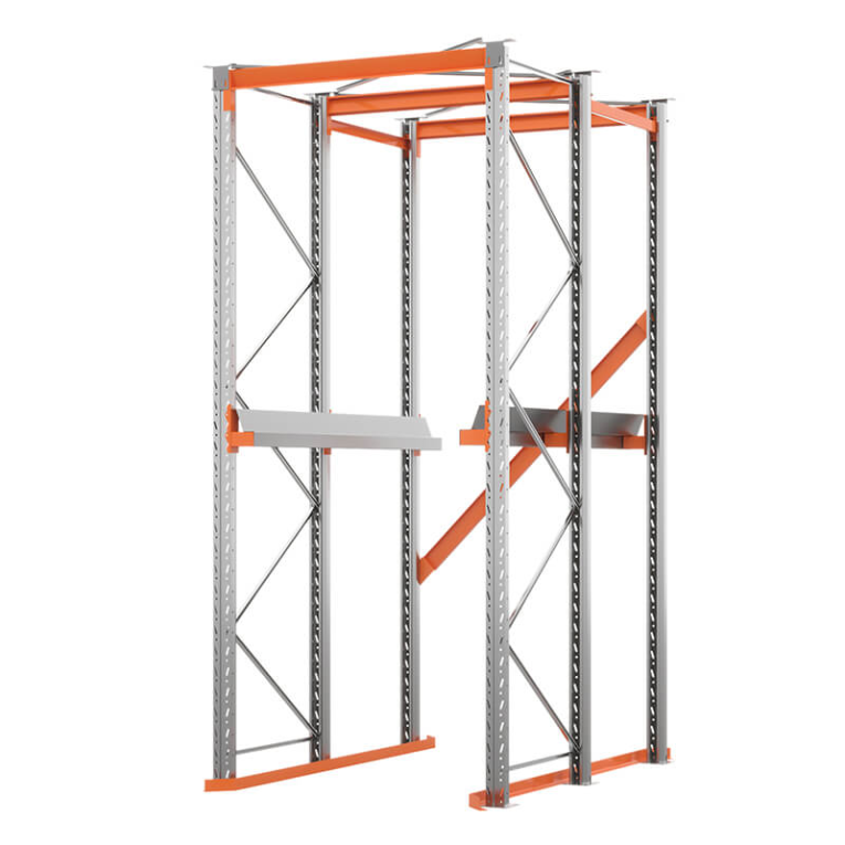 Стеллаж набивной паллетный (3000х1580х1800 мм), 1 линия, 2 яруса купить в Краснодаре Стеллаж набивной паллетный (3000х1580х1800 мм), 1 линия, 2 яруса купить в Краснодаре