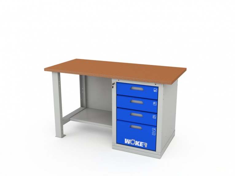 Верстак однотумбовый WOKER PRO 1004.1500 купить в Краснодаре