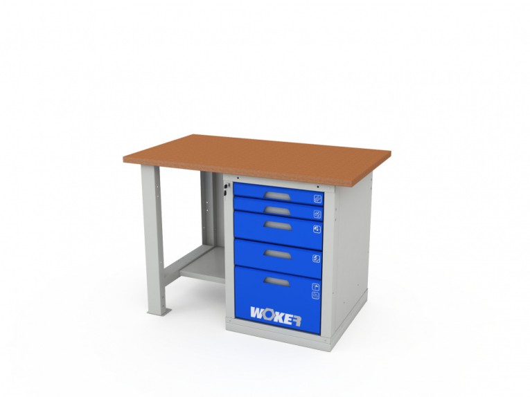 Верстак однотумбовый WOKER PRO 1005.1200 купить в Краснодаре