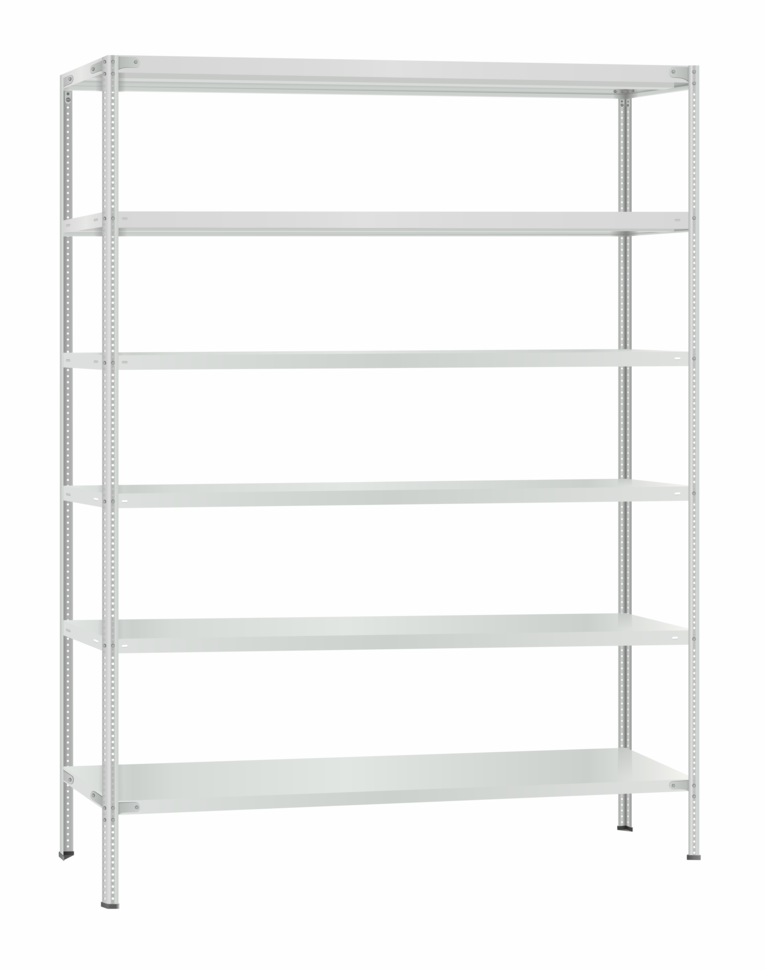 Стеллаж металлический Титан МС-500 2400х1500х300 6 полок купить в Краснодаре Стеллаж металлический Титан МС-500 2400х1500х300 6 полок купить в Краснодаре