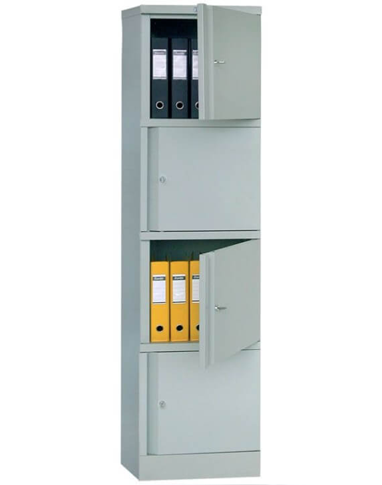 Шкаф металлический Практик AM 1845/4 Шкаф металлический Практик AM 1845/4