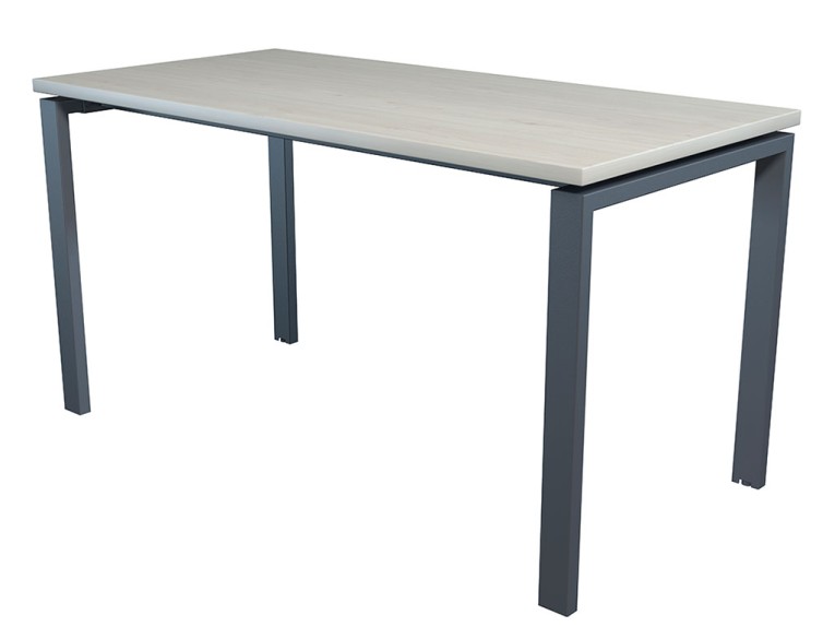 Стол NT 140x70 белое дерево/антрацит купить в Краснодаре