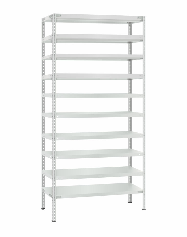 Стеллаж металлический Титан МС-500 2300х1000х500 10 полок купить в Краснодаре Стеллаж металлический Титан МС-500 2300х1000х500 10 полок купить в Краснодаре