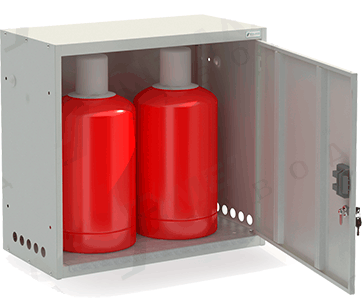 Шкаф для газовых баллонов ШГР 27-2 (27л) купить в Краснодаре