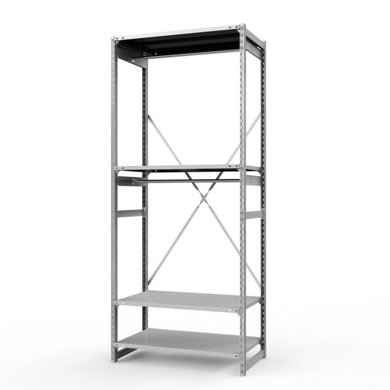 Стеллаж металлический ТСУ Универсал, 2500х1060х600 мм.Штанги: 2шт. Полки: металл усил. 4 шт. купить в Краснодаре