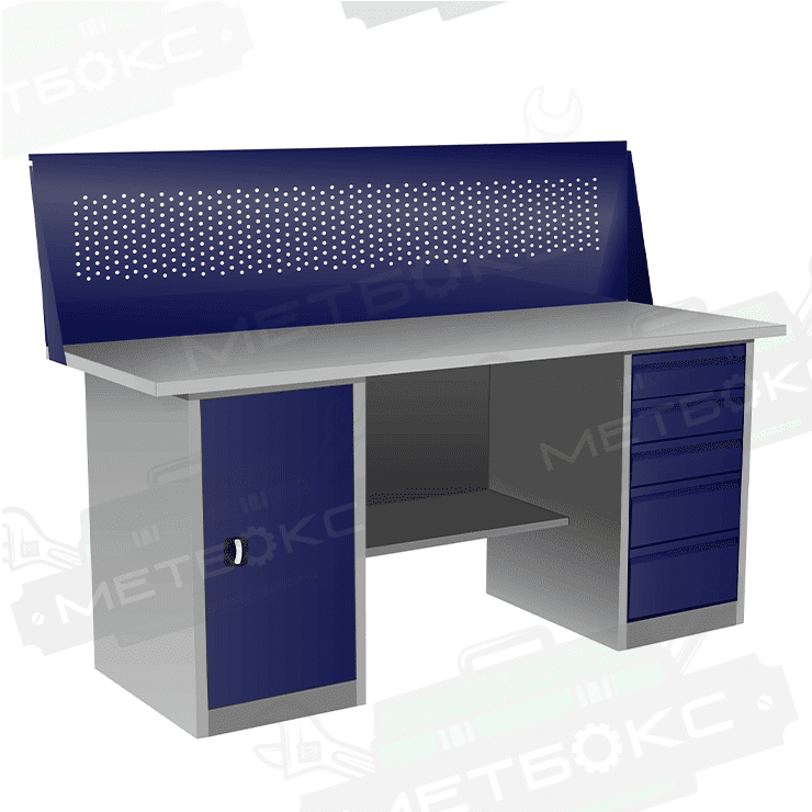 Верстак с тумбой и драйвером ВП-4/1,6 с экраном купить в Краснодаре